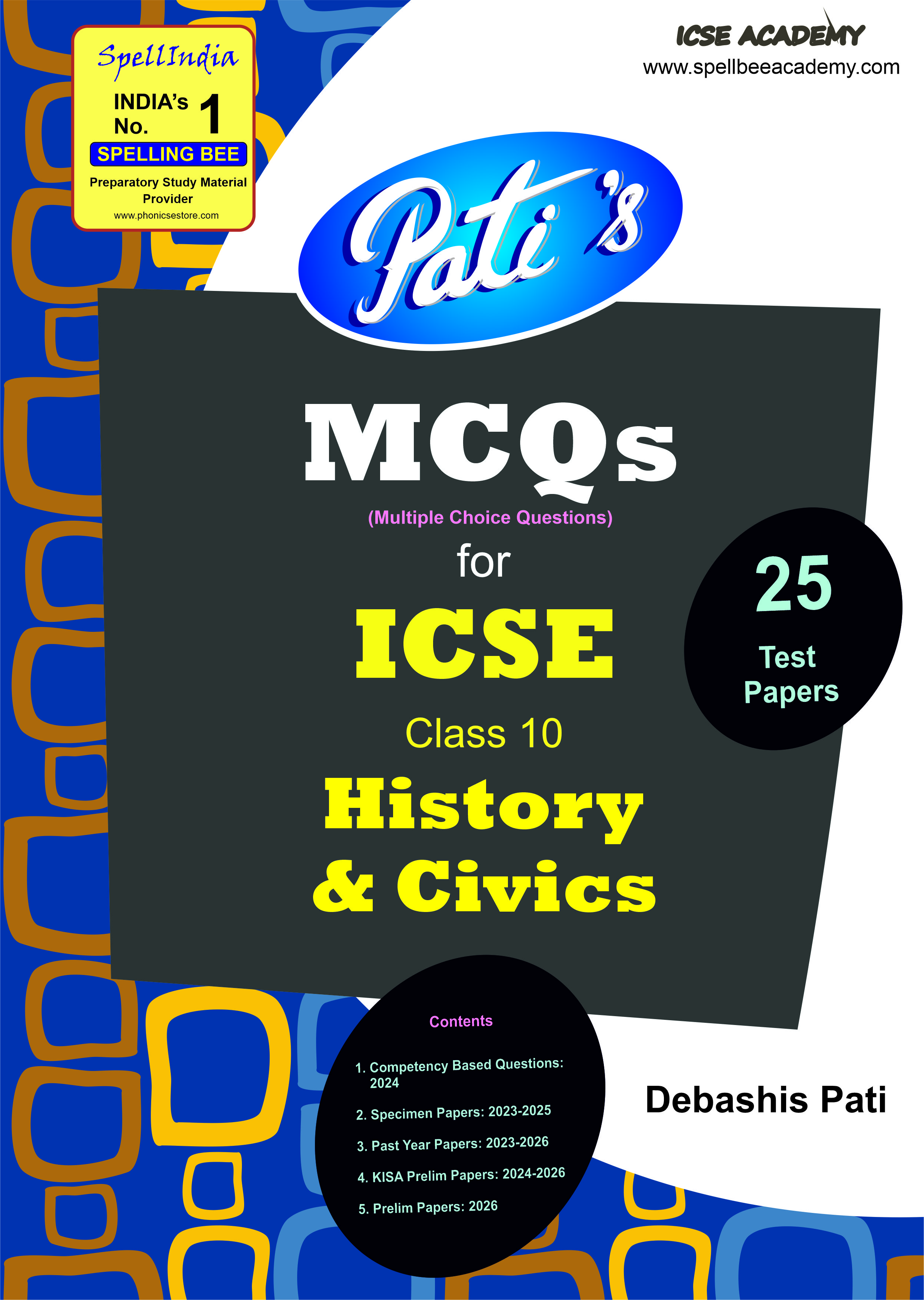 ICSE Class 10 History and Civics MCQ Book by Debashis Pati